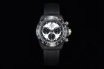 CS Factory ROLEX Daytona Black Ceramic Bezel Replica 7750 Movement Ceramics Case White Watch